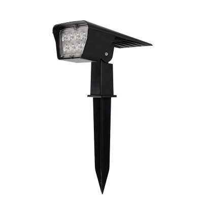 Latest innovative products ABS,PS led solar garden spotlight